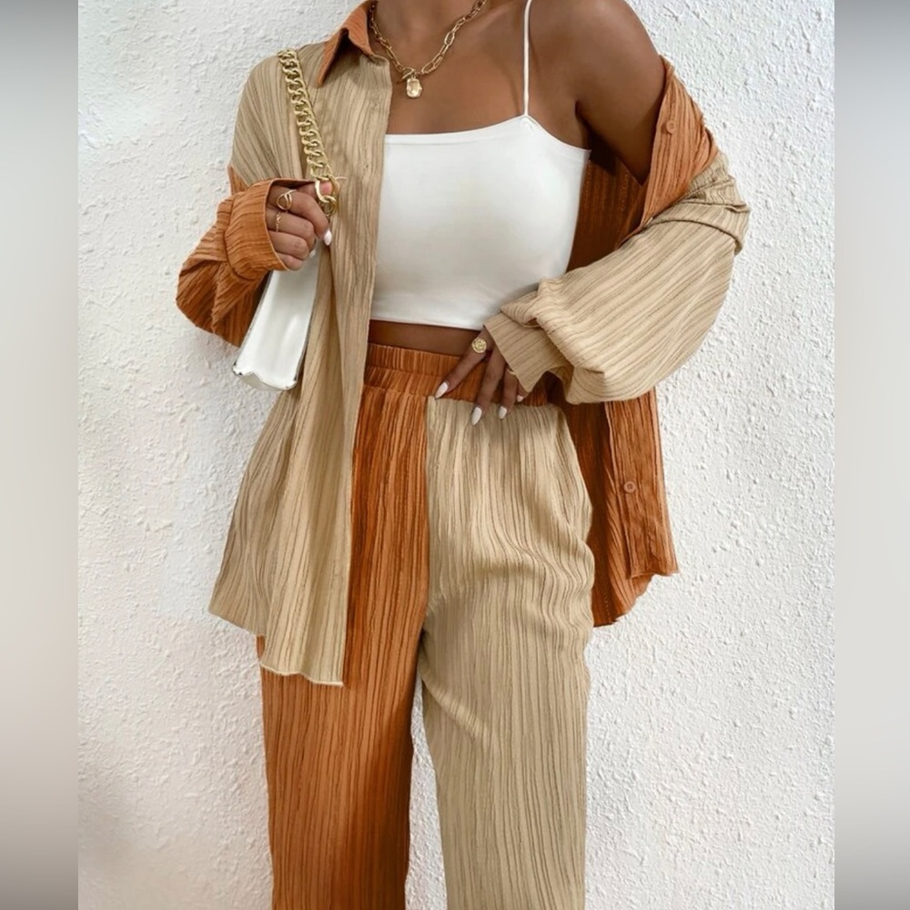 SHEIN Unity Drop Shoulder Shirt & Pants